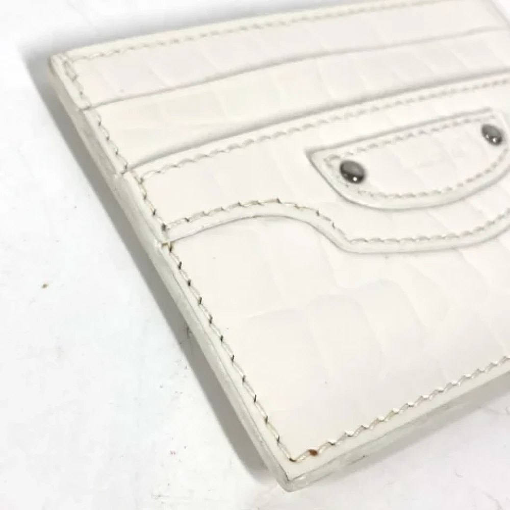 Balenciaga Vintage Pre-owned Leather wallets White Dames