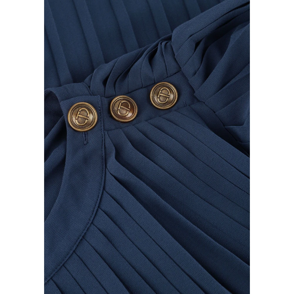 Twinset Navy Blue Mini Jurk Blue Dames