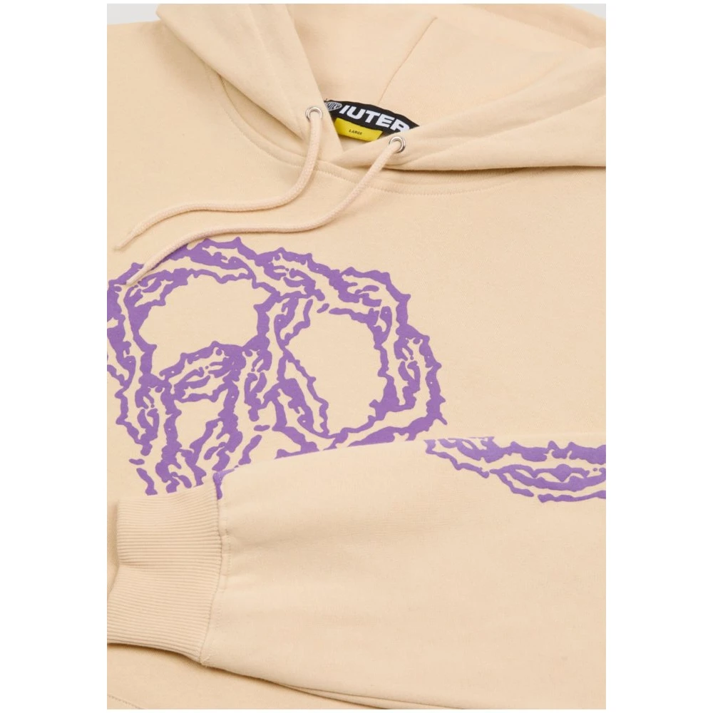Iuter Doornen Hoodie Beige Heren