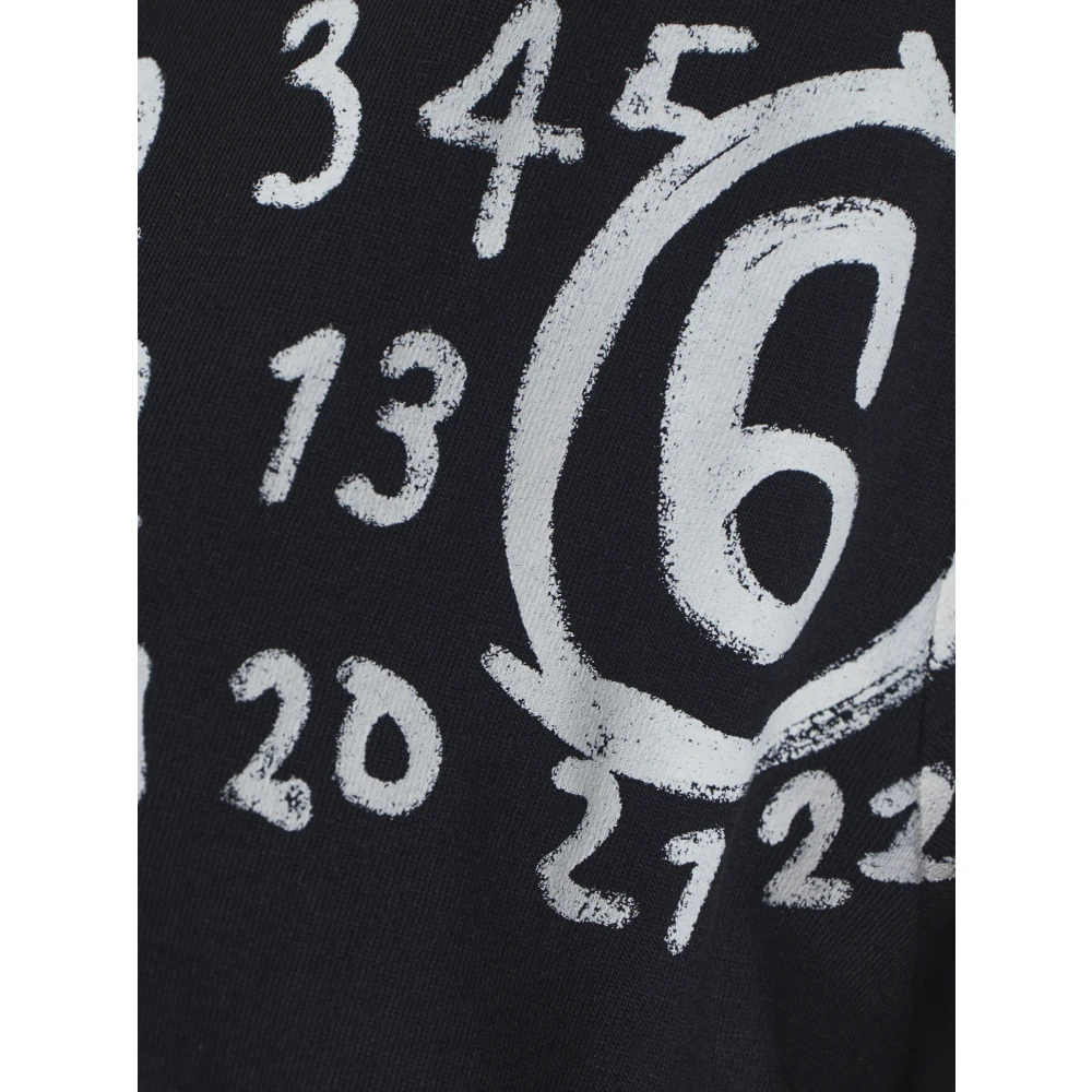 MM6 Maison Margiela Stijlvolle T-shirts en Polos Black Dames