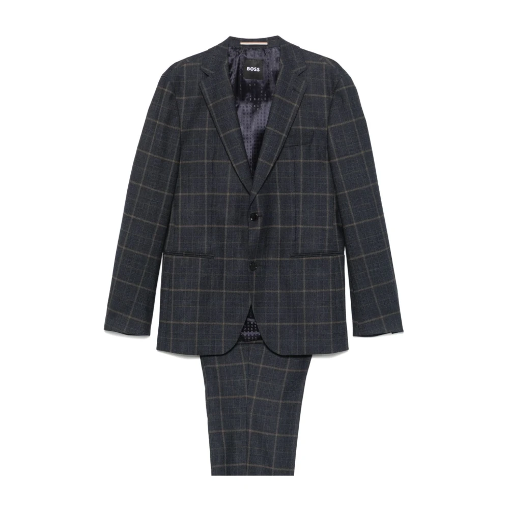 Hugo Boss Stretch Wollen Pak Gray Heren