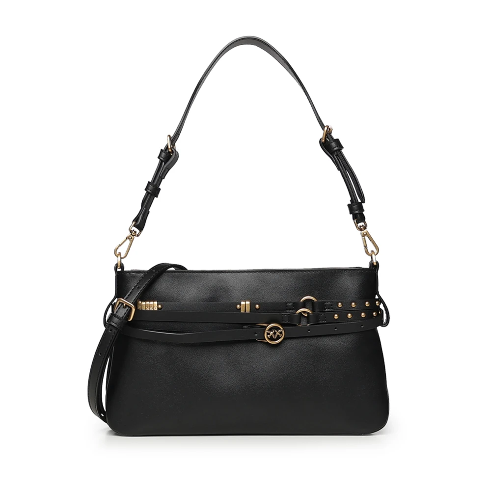 Pinko Women's Black Shoulder Bag - Shoulder Bags - One Size - Bags