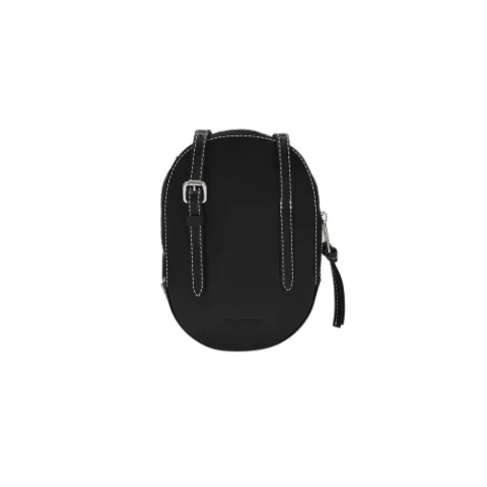 JW Anderson Cap Bag Leren Schoudertassen Black Dames