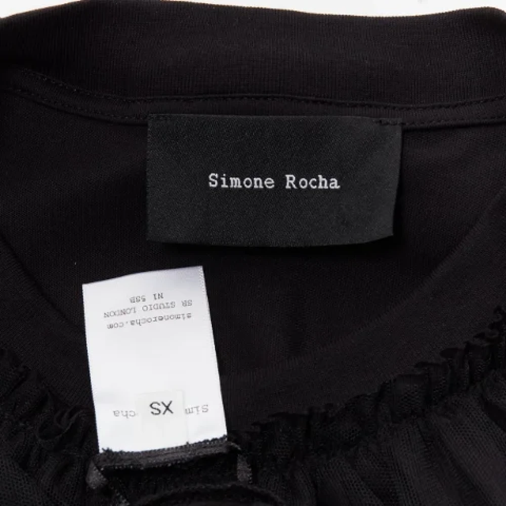 Simone Rocha Pre-owned Cotton tops Black Dames