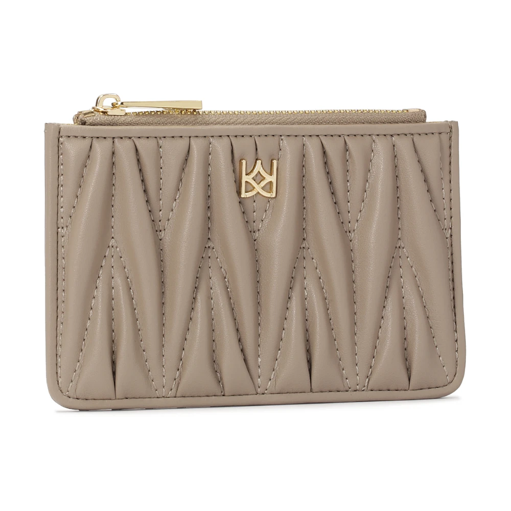 Kazar Kleine portemonnee met ritssluiting en kaartsleuf Beige Dames