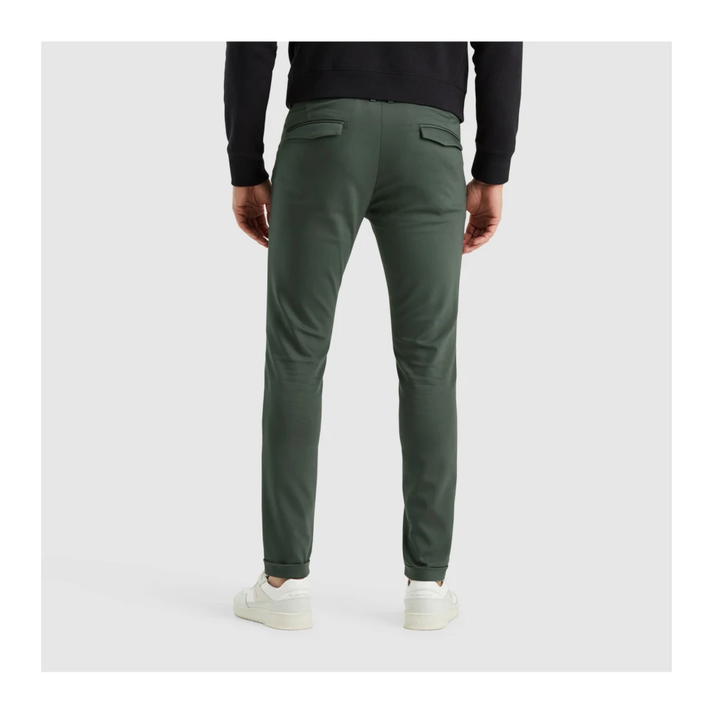 Cast Iron Stretch Chino Riser Slim Fit Broek Green Heren