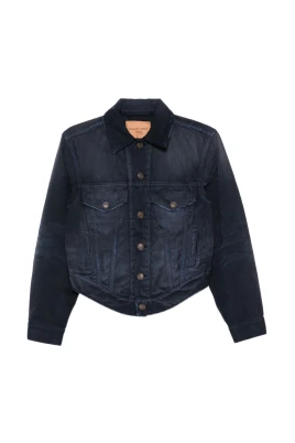 Curved Waistband Jacket