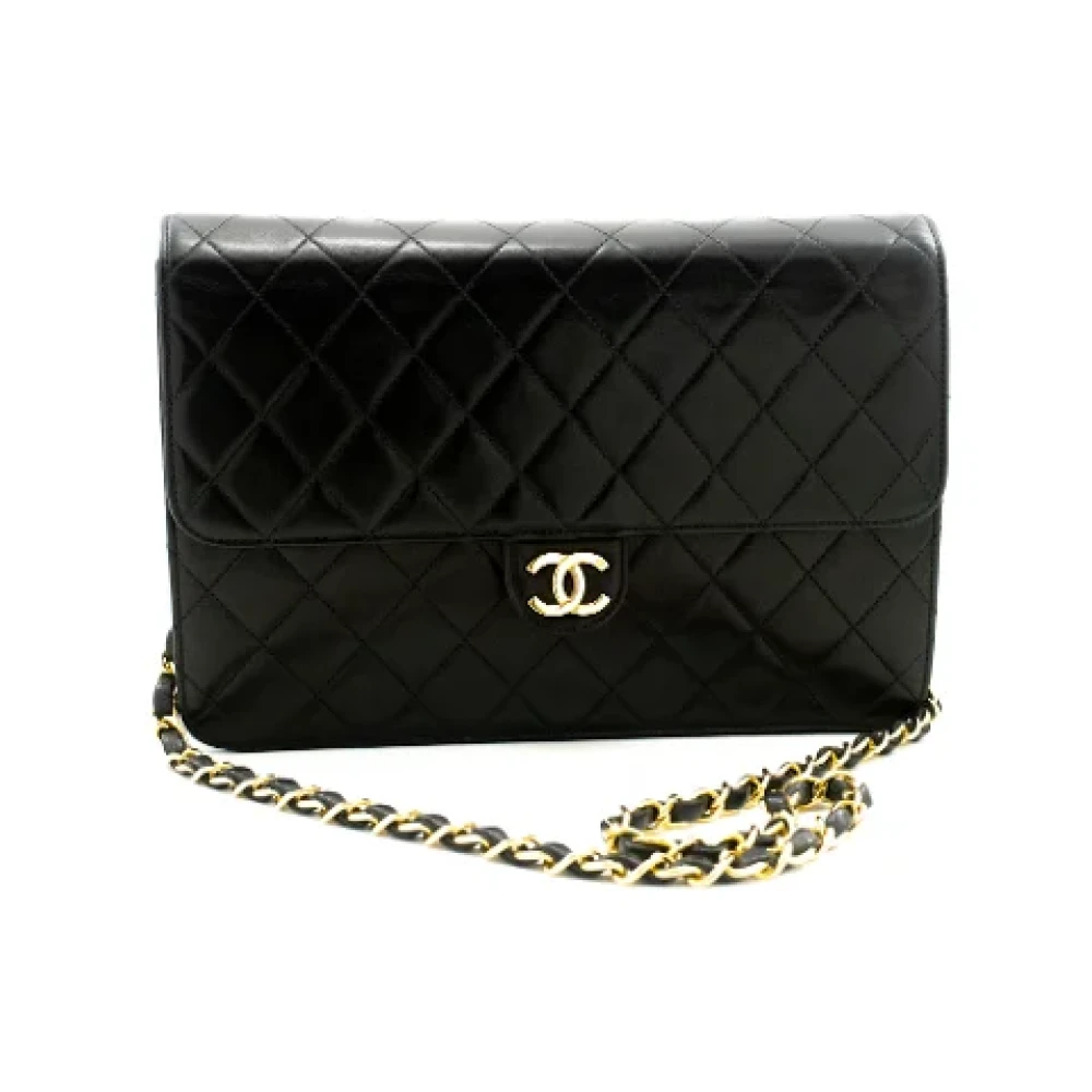 Chanel Vintage Pre-owned Leather chanel-bags Black Dames