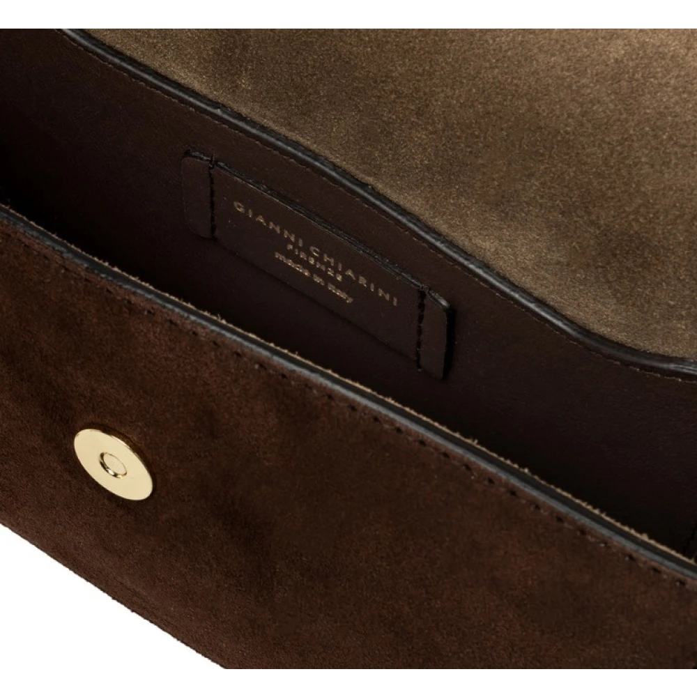 Gianni Chiarini Luxe Chocolade Schoudertas Brown Dames