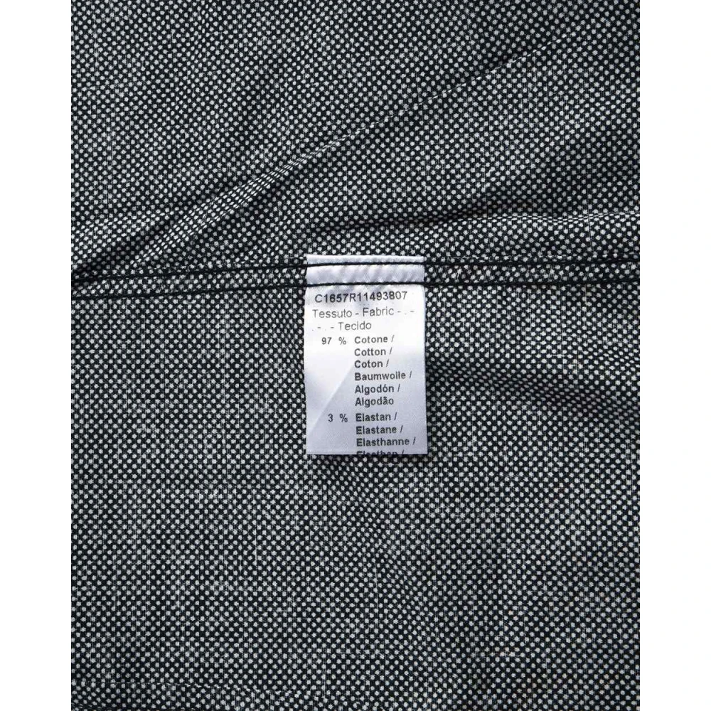 Daniele Alessandrini Basis Polo Kraag Shirt Black Heren