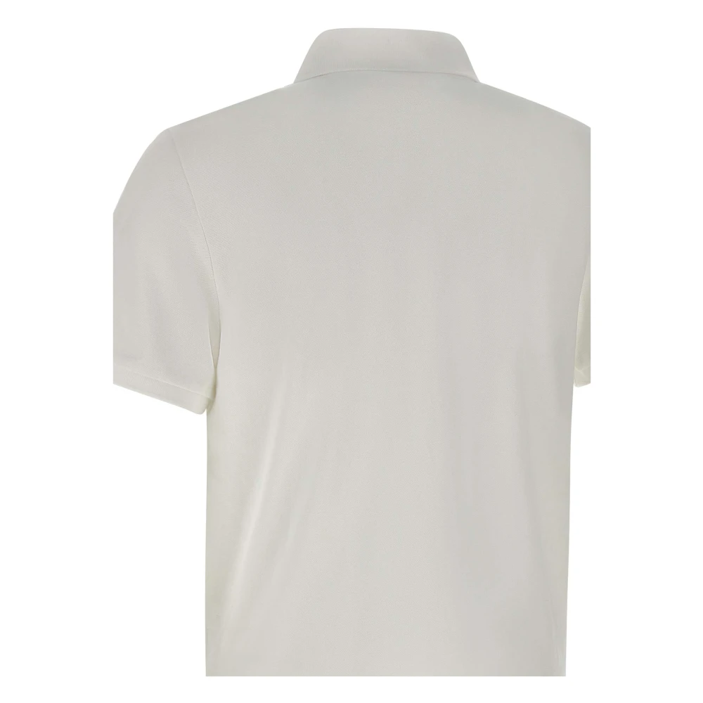 Moose Knuckles Wit Katoenen Poloshirt met Logo White Heren