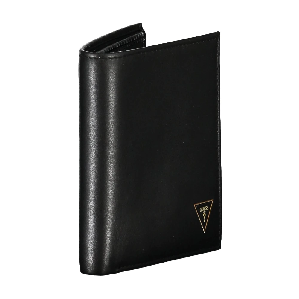 Guess Herenportemonnee Zwart met Muntvak Black Heren