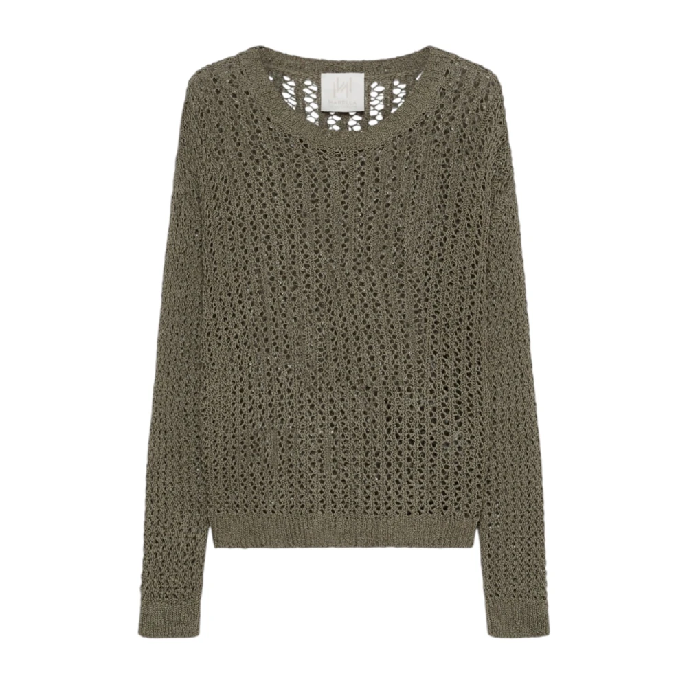 Knitwear > Round-neck Knitwear - - Marella - Modalova