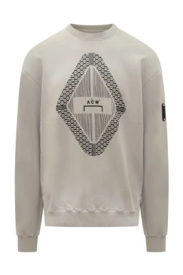 Herr Sweatshirt med Logotryck