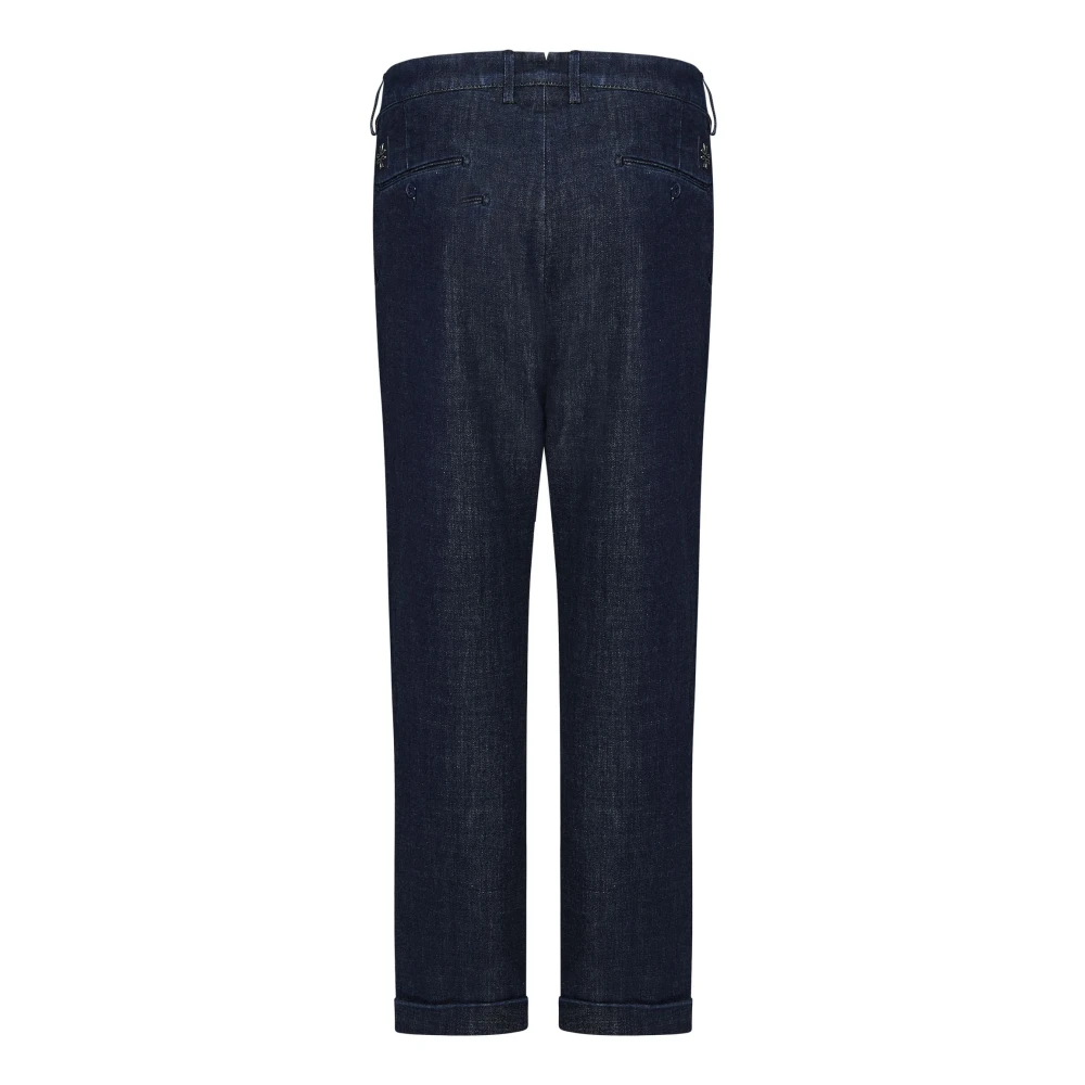 Jacob Cohën Blauwe Slim Fit Jeans met Logo Blue Heren
