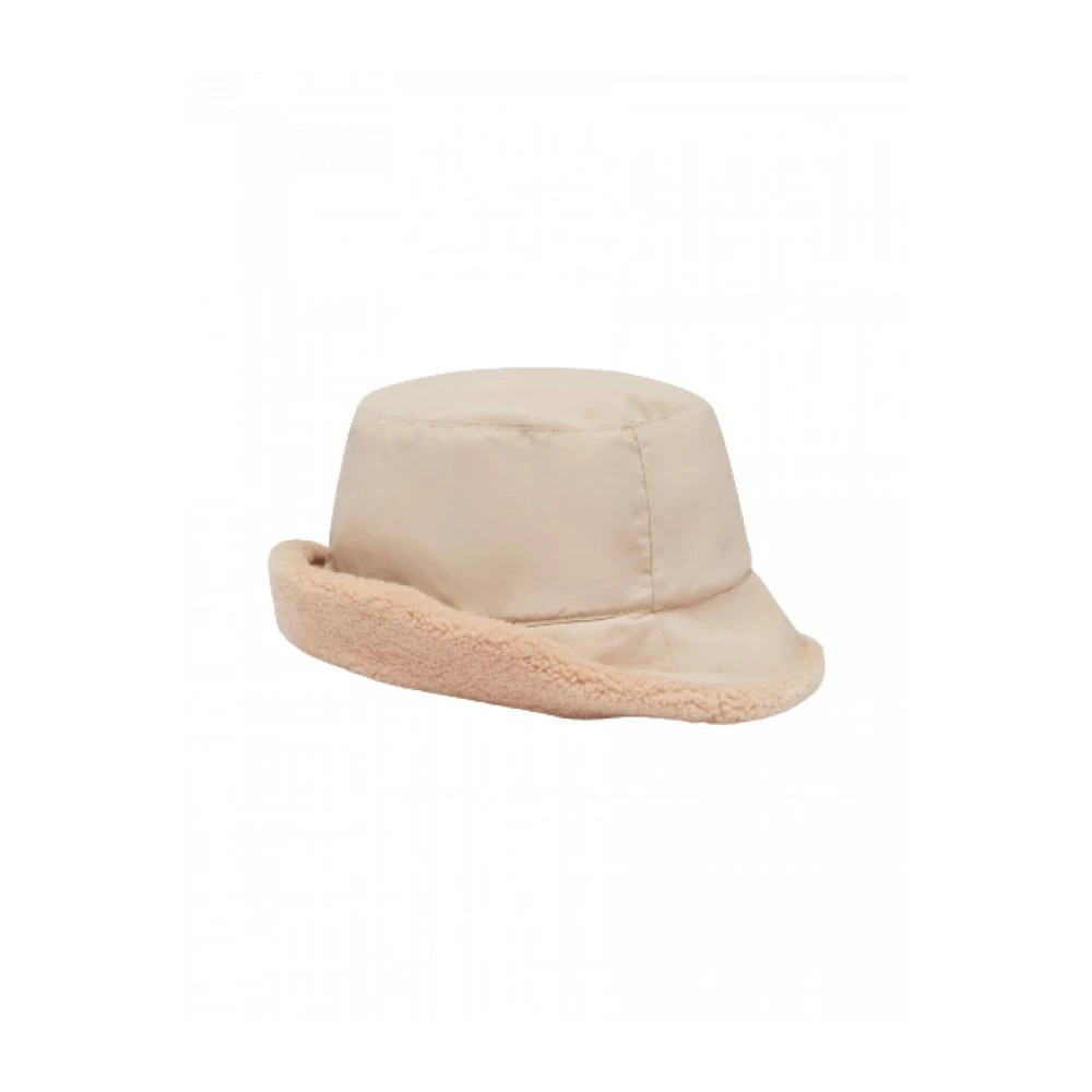 Pennyblack Omkeerbare emmerhoed pluche technische stof Beige Dames