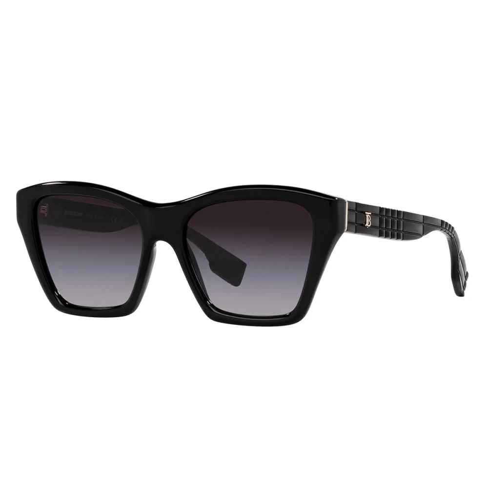 Burberry Women's Black Sunglasses, 54 Mm, Square Sunglasses With Grey Lenses