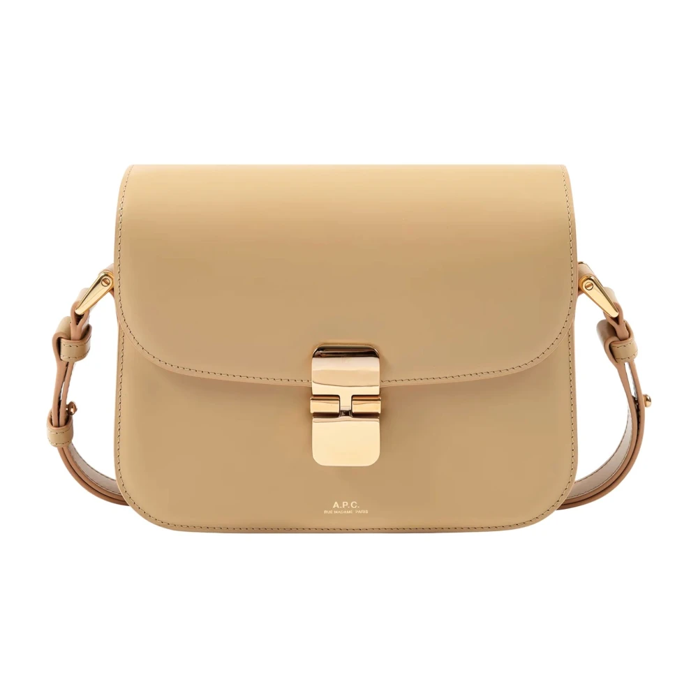 A.p.c. Women's Beige Cross Body Bags, One Size, Virginie Box Bag