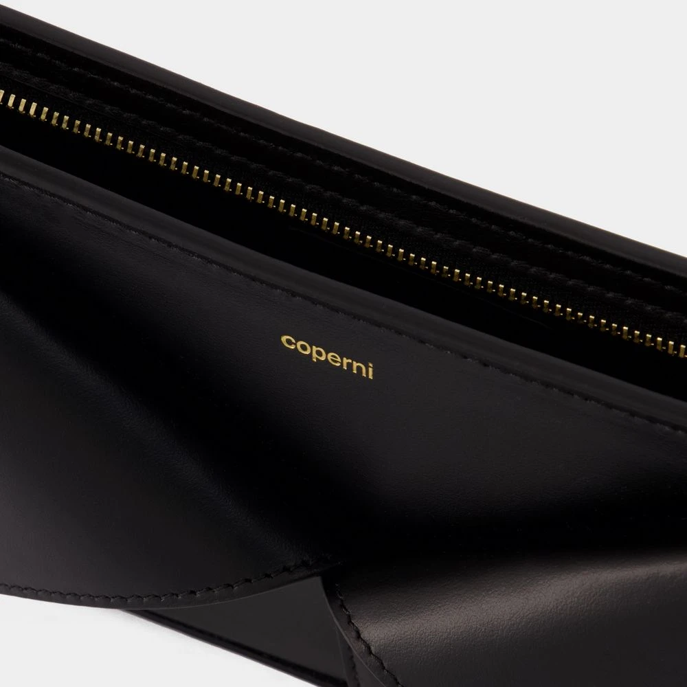 Coperni Zwarte Leren Baguette Tas Black Dames