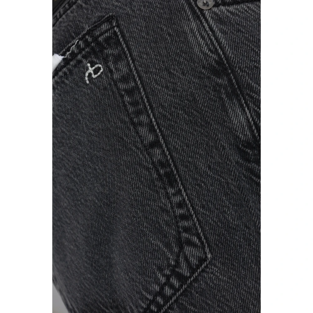 Rag & Bone Logan jeans met wijde pijpen Black Dames