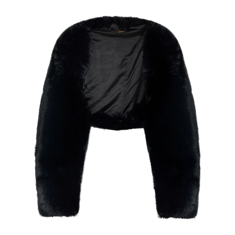 Cult Gaia Faux fur Bentley Black Dames