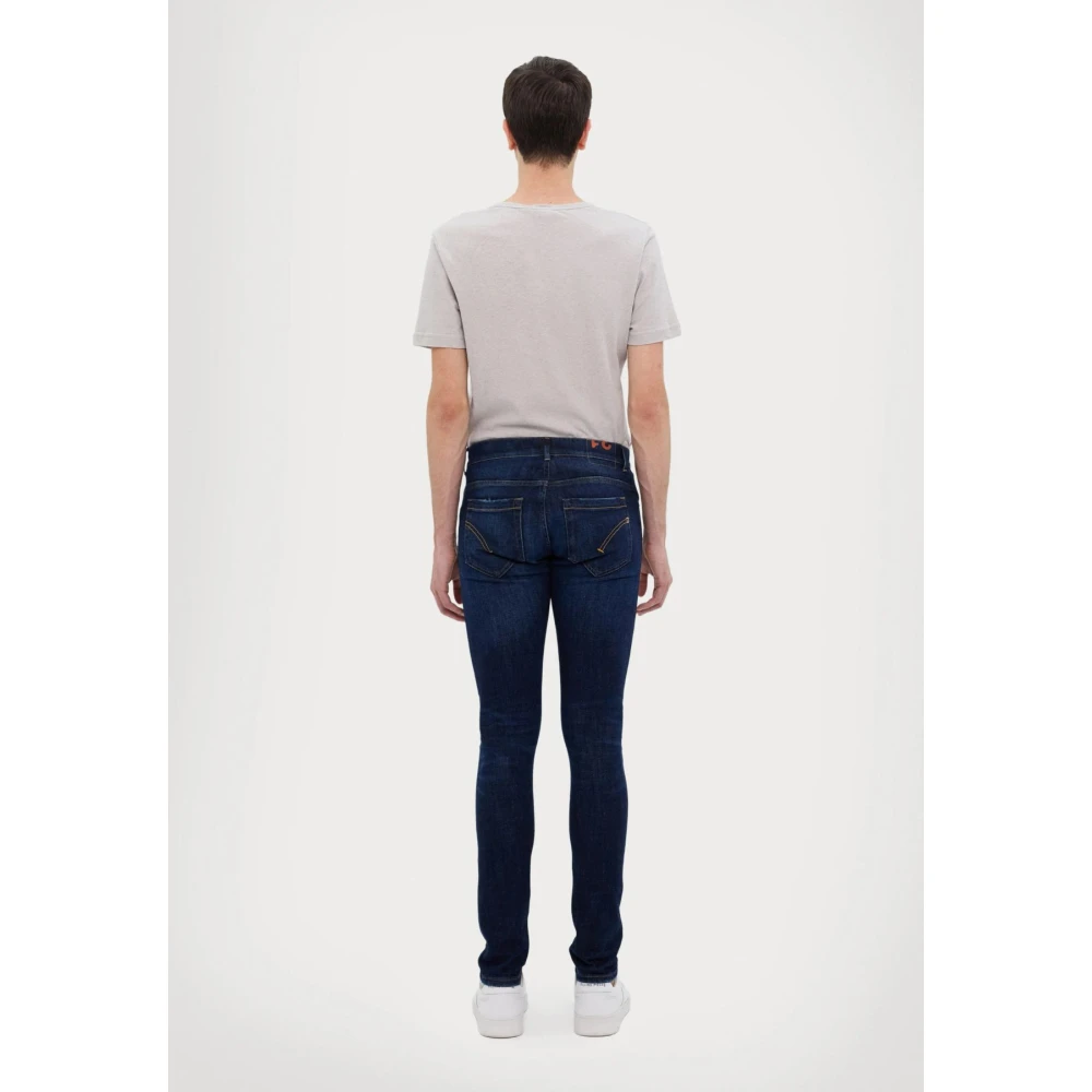 Dondup Slim Fit Donkerblauwe Jeans Blue Heren