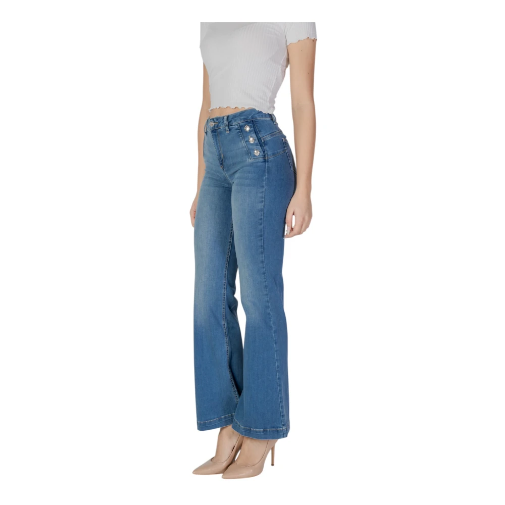 Liu Jo Bootcut Jeans Dames Lente Zomer Collectie Blue Dames