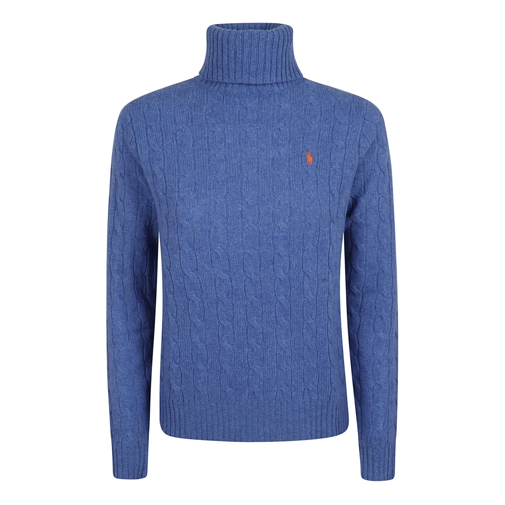Polo Ralph Lauren Blauw Heather Lange Mouw Pullover Blue Dames