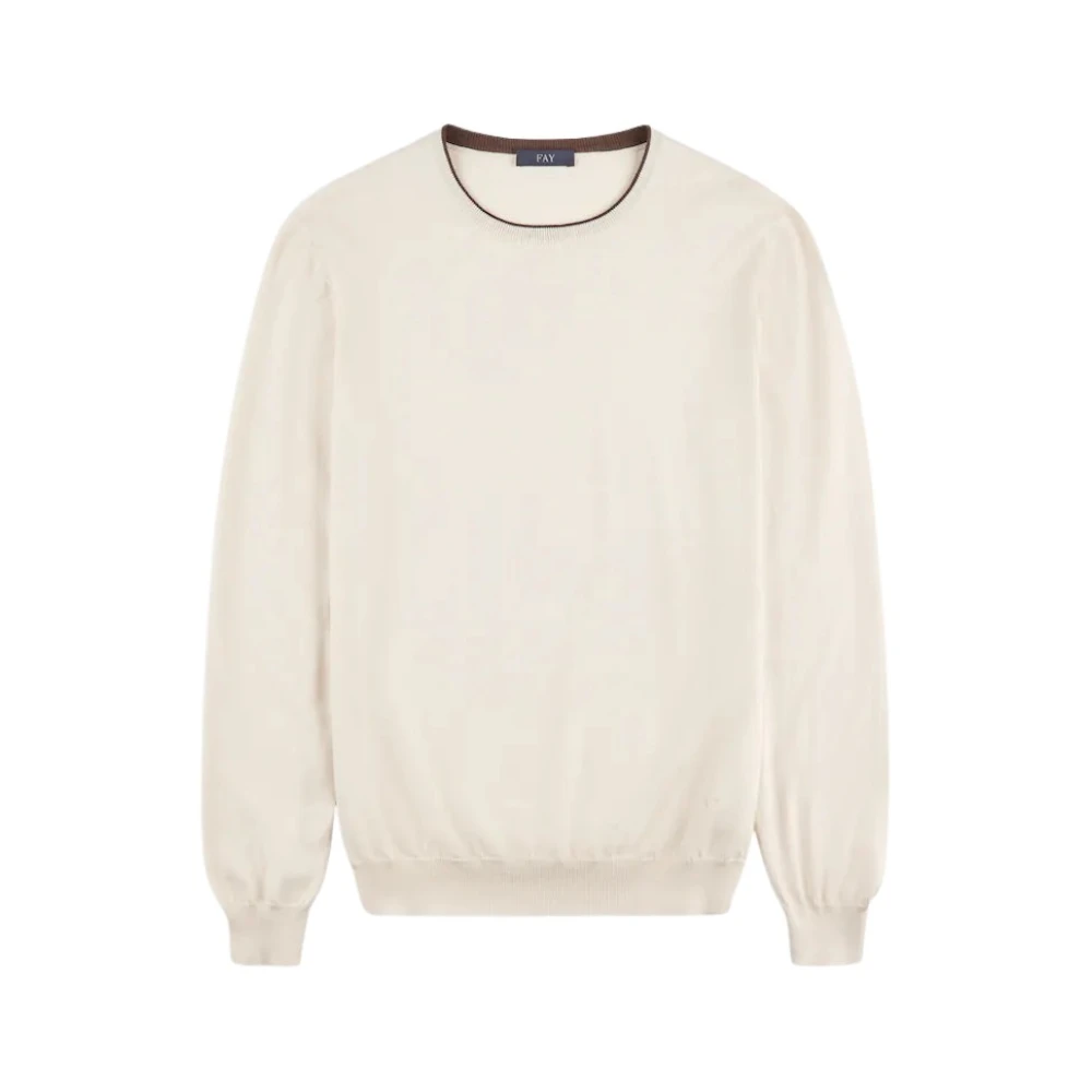 Knitwear > Round-neck Knitwear - - Fay - Modalova