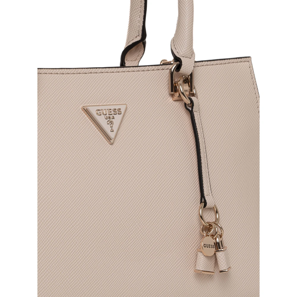 Guess Middelgrote tas met verstelbare band Beige Dames