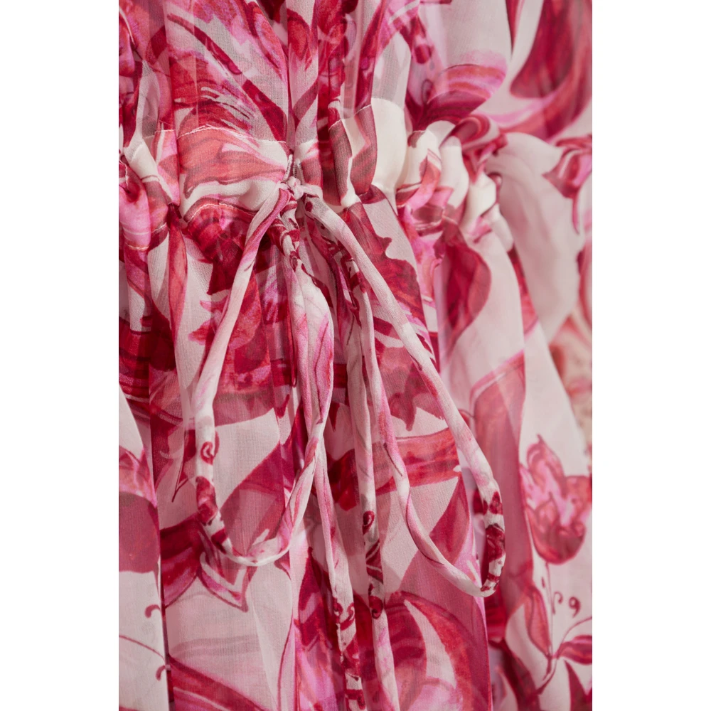 Dolce & Gabbana Zijden jurk Pink Dames