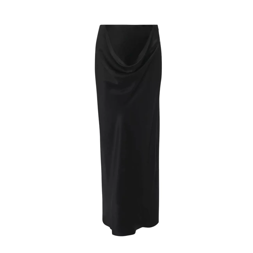Jw Anderson Women's Black Silk Maxi Skirt - Maxi Skirts - 2XS - Skirts