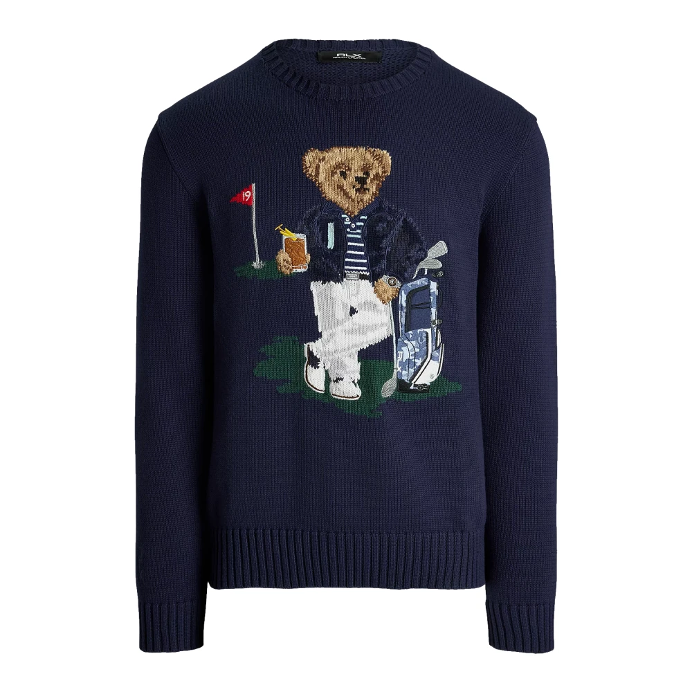 Polo Ralph Lauren Bear Performance Jumper Blue Heren