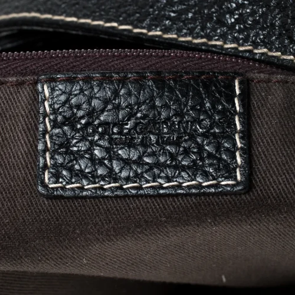 Dolce & Gabbana Pre-owned Leather shoulder-bags Black Dames