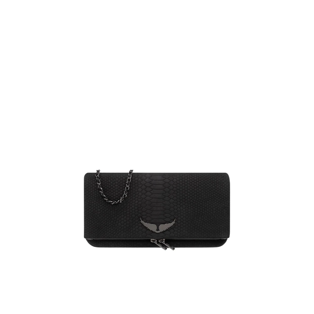 Zadig & Voltaire Donna Nero Shoulder Bag With Logo