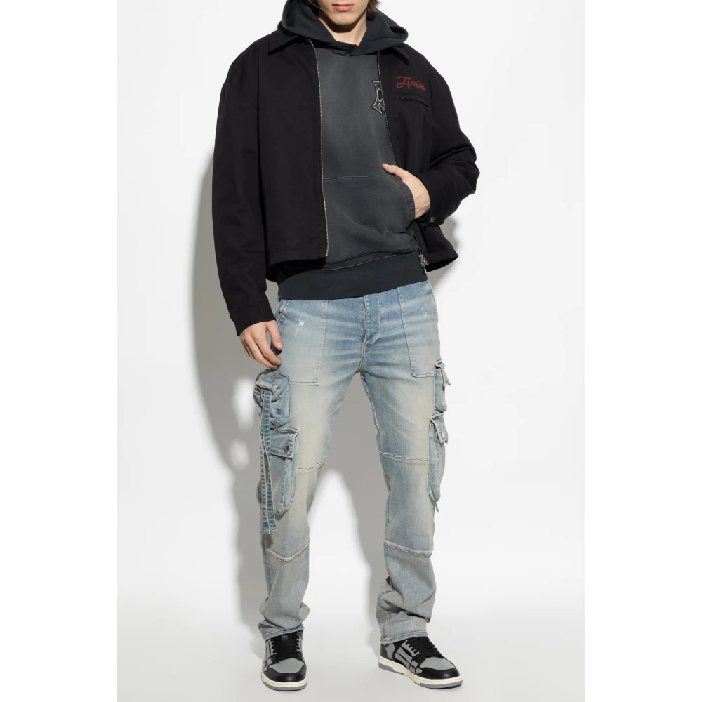 Amiri Pocket Jeans Blue Heren