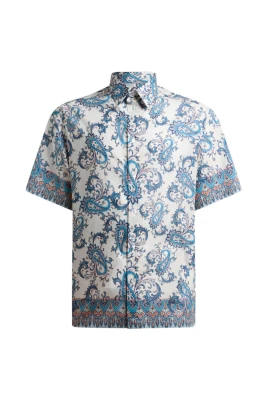 Oversized Skjorta i Bomullsmuslin