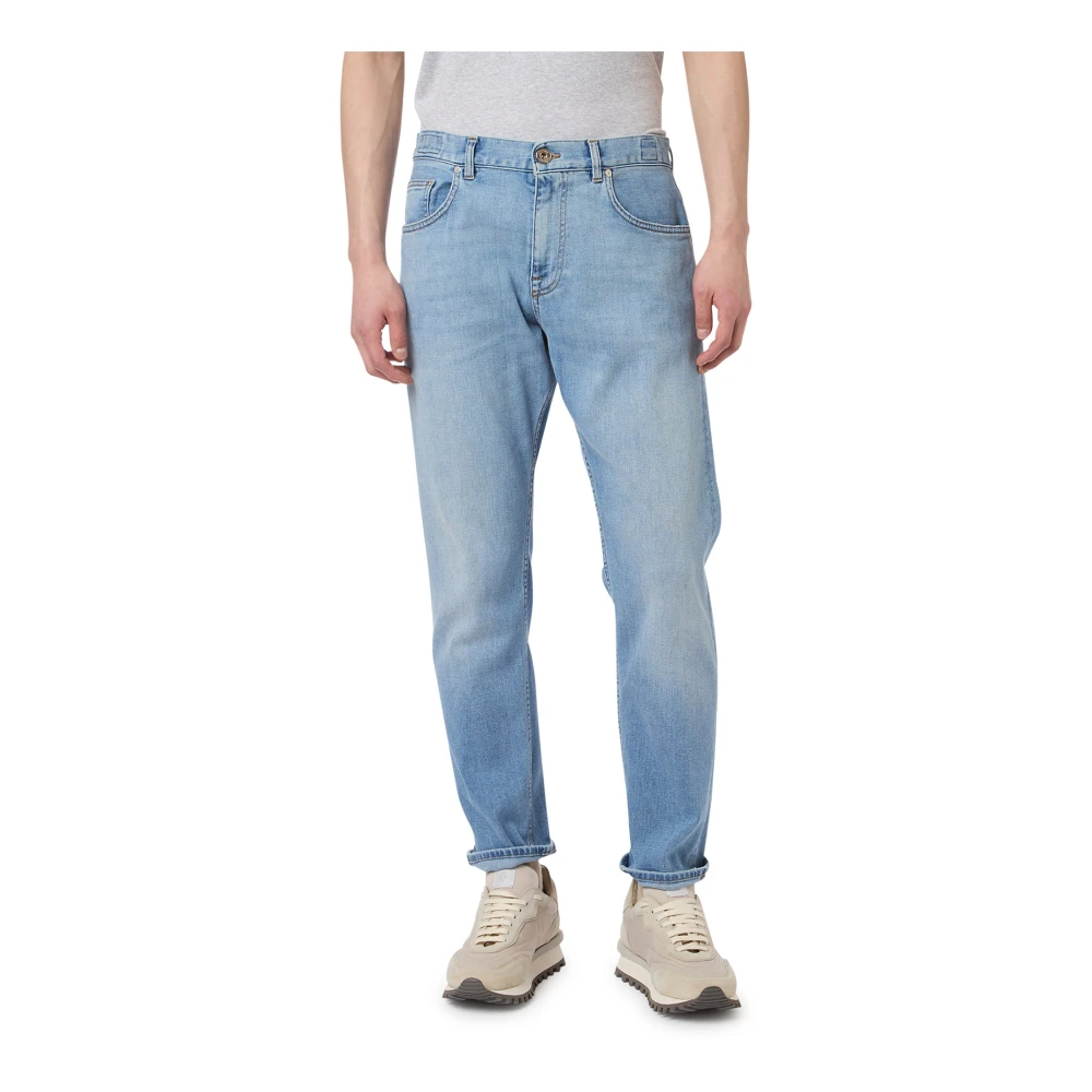 Eleventy Men's Blue Slim Fit Jeans, W31, Pantalone 5 Tasche Regular