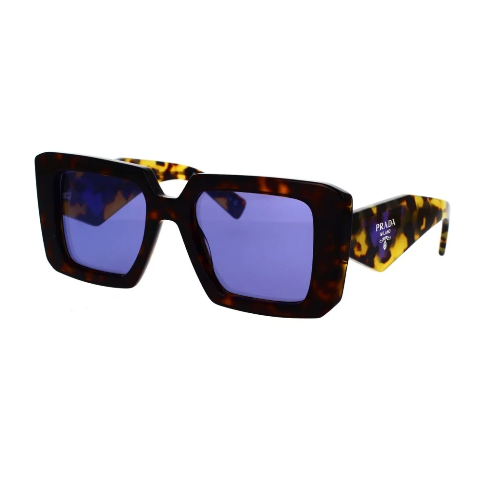 Prada Unisex Square Oversize Sunglasses Tortoiseshell