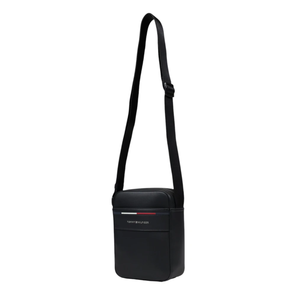 Tommy Hilfiger Heren Schoudertas Collectie in Polyurethaan Black Heren