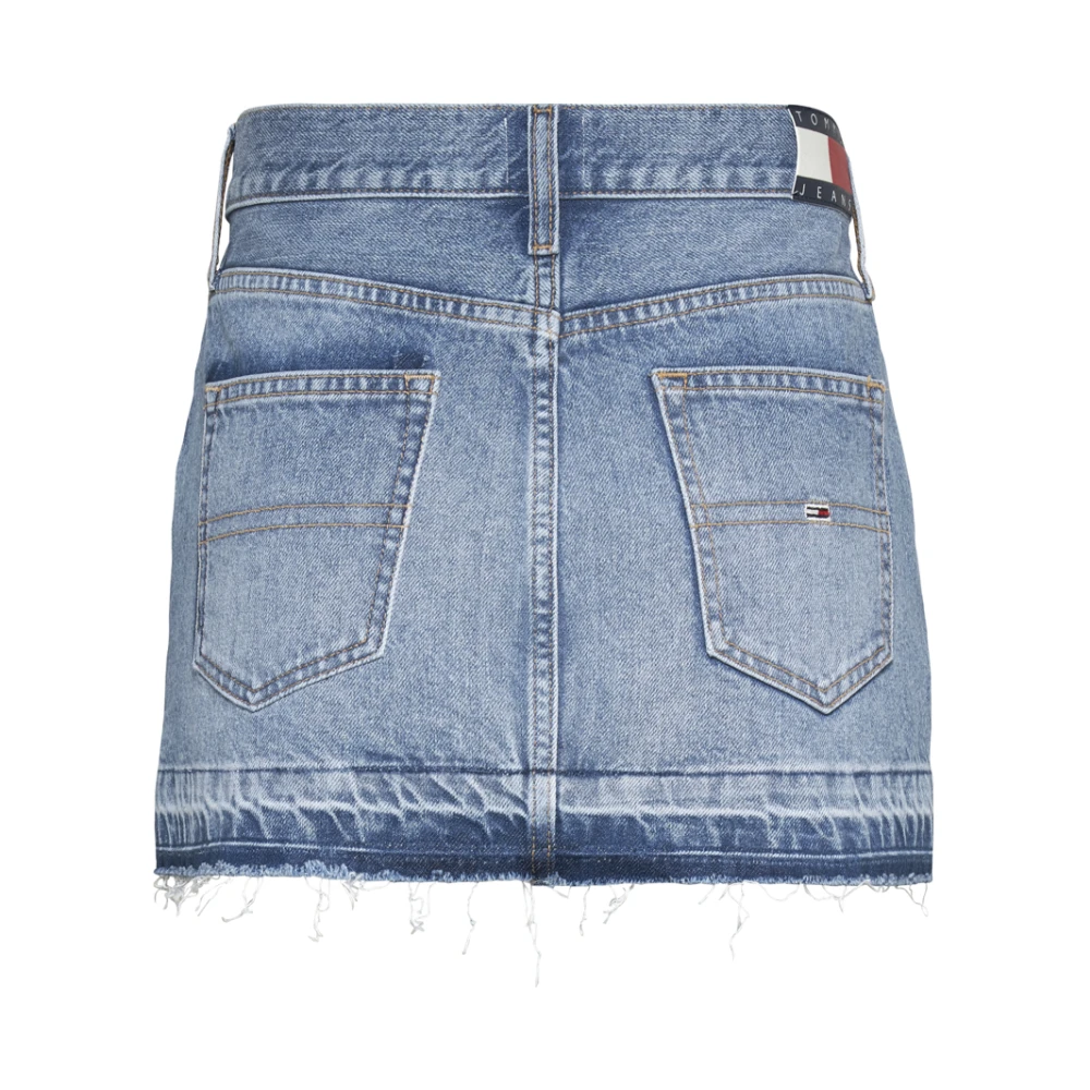 Tommy Hilfiger Denim Mini Rok Blue Dames