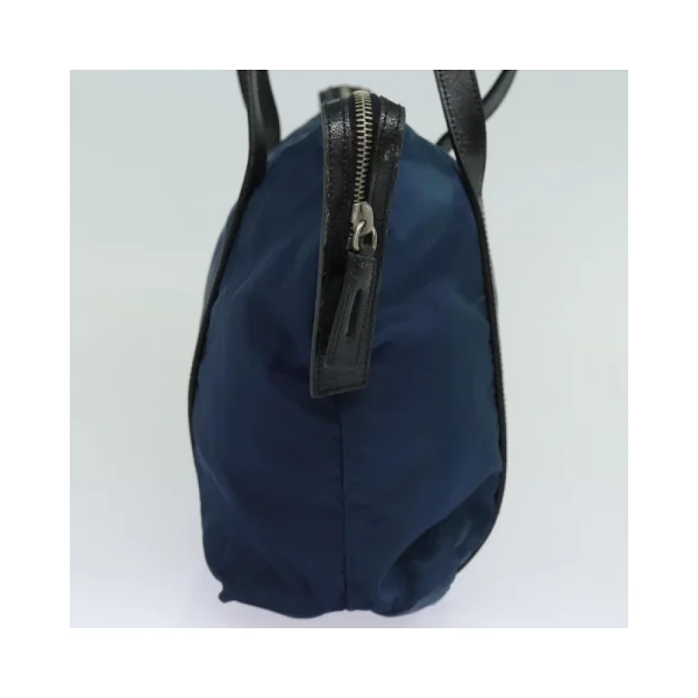 Prada Vintage Pre-owned Nylon prada-bags Blue Dames