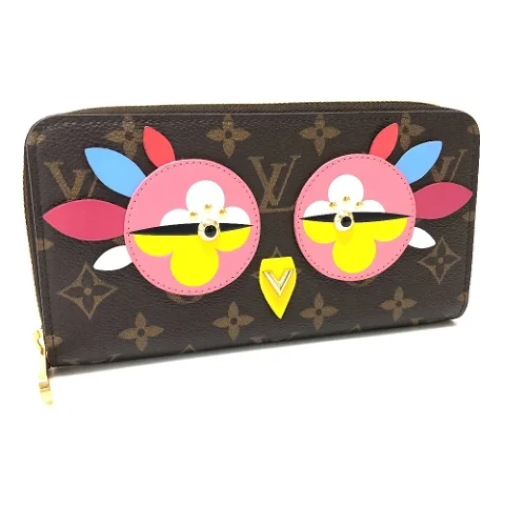 Louis Vuitton Vintage Pre-owned Canvas wallets Brown Dames