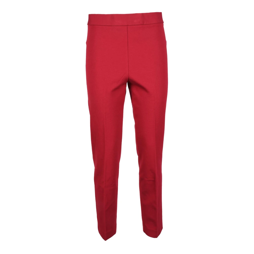 Pennyblack Elegante Viscose Blend Stretchbroek Red Dames