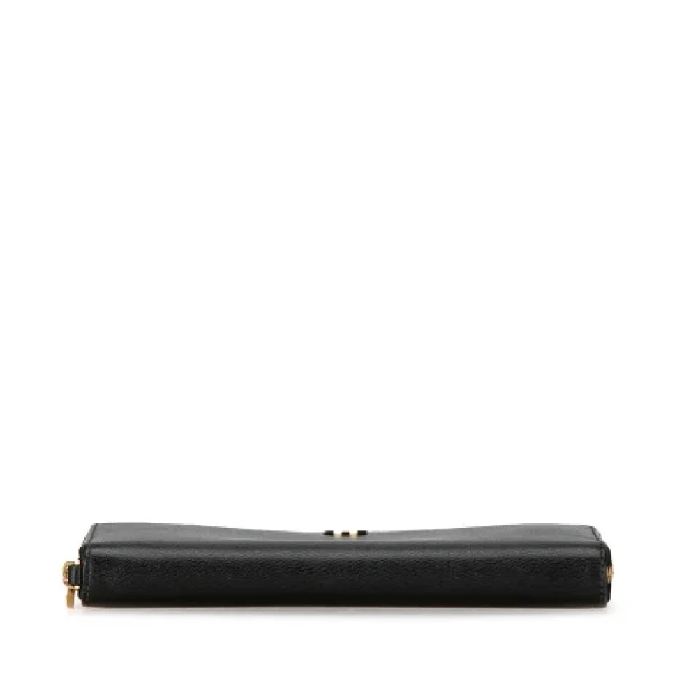 Loewe Pre-owned Leather wallets Black Dames