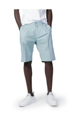 green-cotton-pleated-shorts