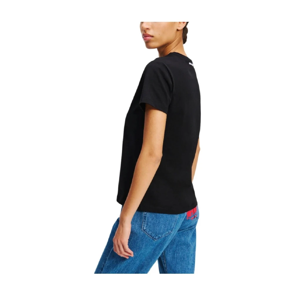 Karl Lagerfeld T-shirt Ikon Colour Regular Black Dames