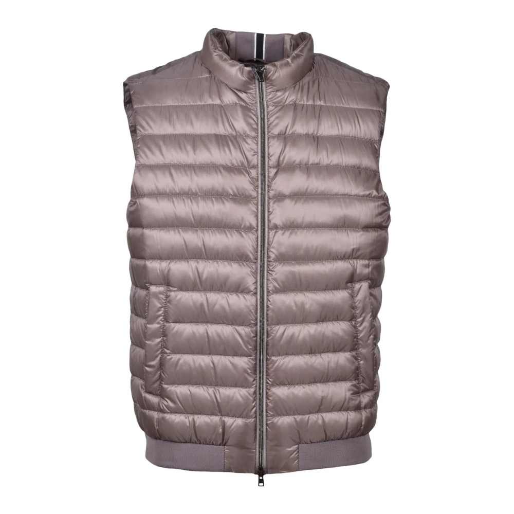 Herno Puffer Vest 100% Polyamid Beige, Herr