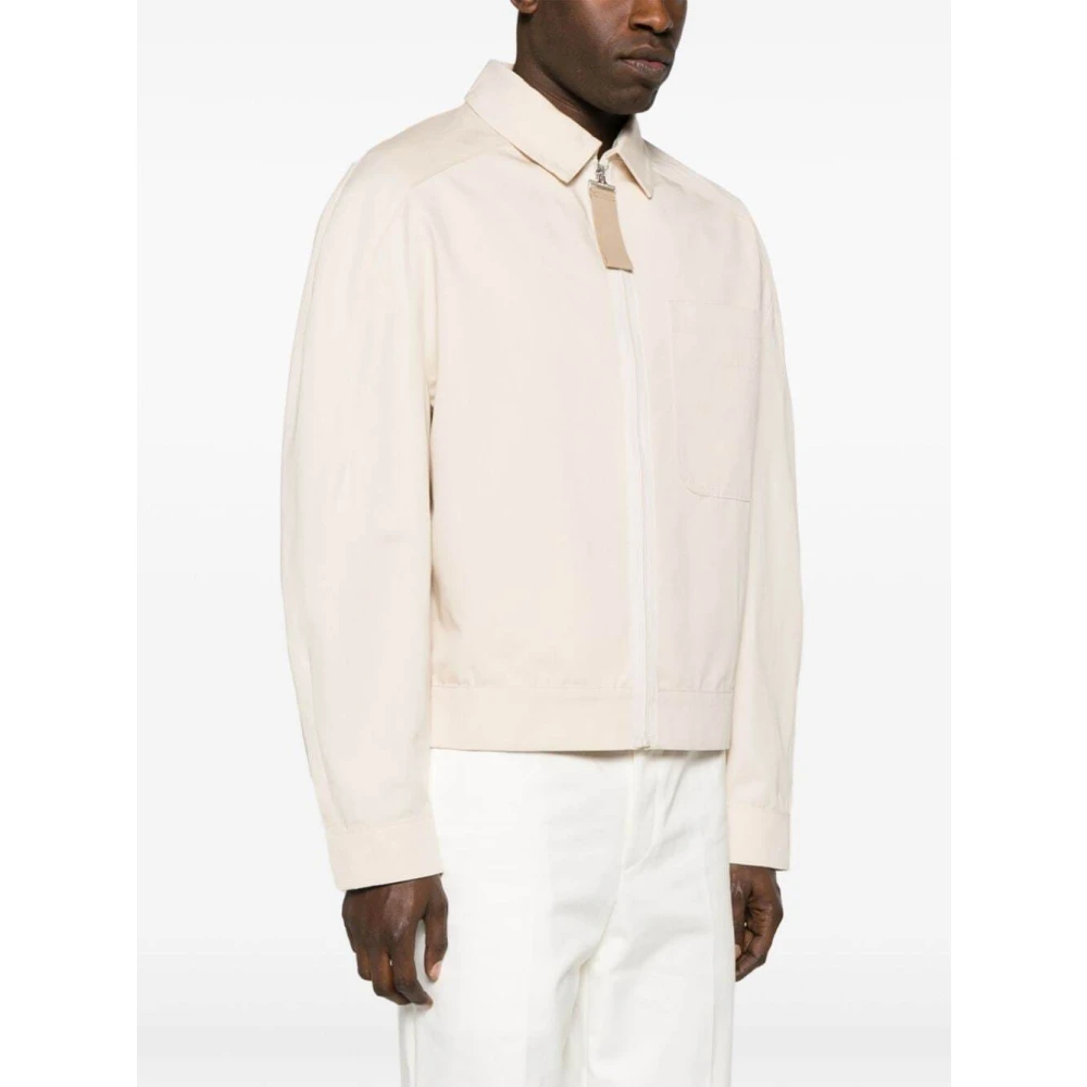 Jacquemus Light Jackets Beige Heren