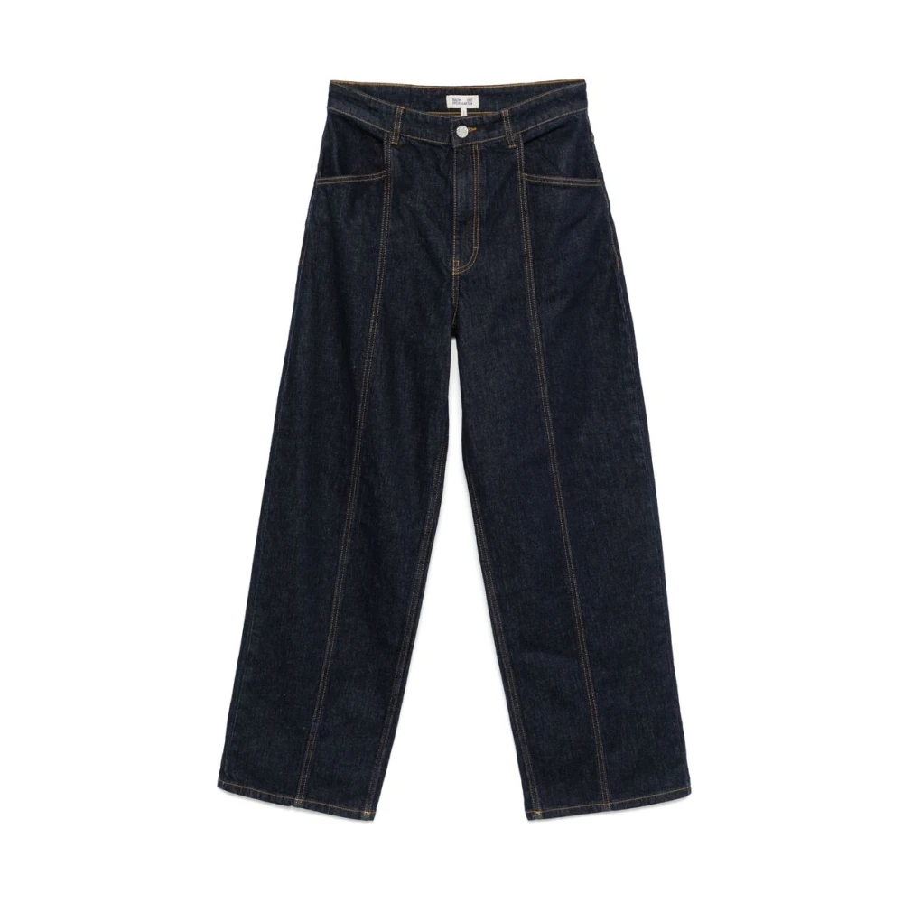 BAUM UND PFERDGARTEN Midnight Blue Jeans met knoop- en ritssluiting Blue Dames